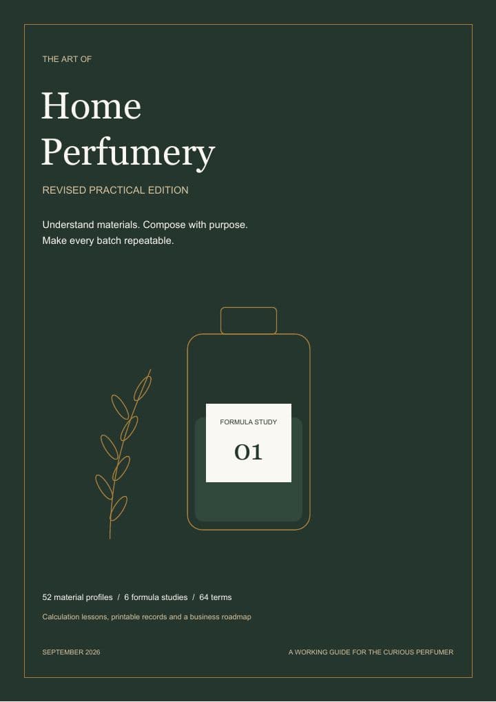 Cover of the Home Perfumery Guide, Revised Practical Edition